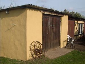 Verschlag im Garten